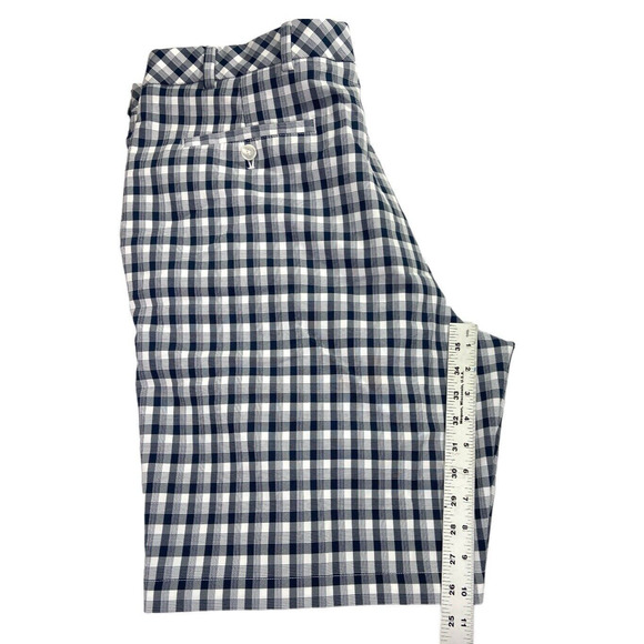 Walter Hagen 11 Majors Navy Plaid Golf Shorts Size 42 - Picture 2 of 10
